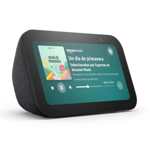 Echo Show 5 (Última generación) | Pantalla táctil inteligente diseñada para controlar tus dispositivos de Hogar digital y más | Antracita, con Acceso Anticipado a Alexa+