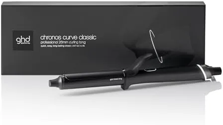 ghd Chronos Curve Classic Tong Tenacilla Profesional – Para ondas definidas de larga duración – Ideal para todo tipo y longitud de cabello (Enchufe Europeo)