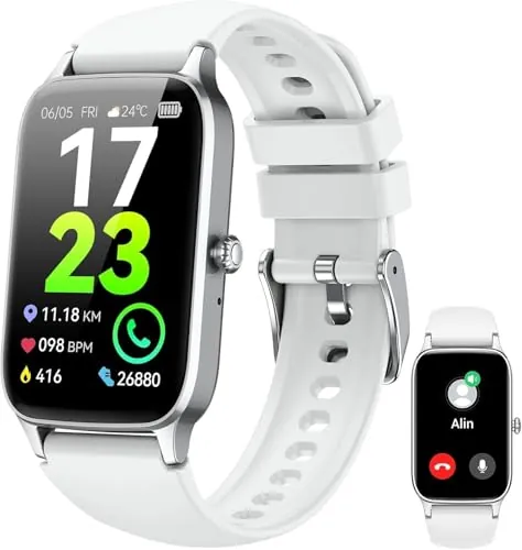 Reloj Inteligente Hombre Mujer, 1.57'' HD Smartwatch Llamadas Bluetooth