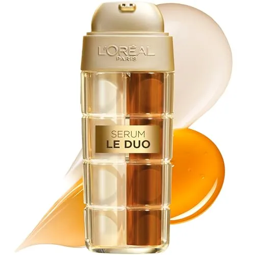 L’Oréal Paris Age Perfect Serum Le Duo Rejuvenecedor, Antiarrugas, Efecto Reafirmante y Antiedad, con Péptidos de Colágeno, Vitaminas B3 y C*, Piel Suave y Luminosa, Inspirado Cosmética Coreana, 30 ml