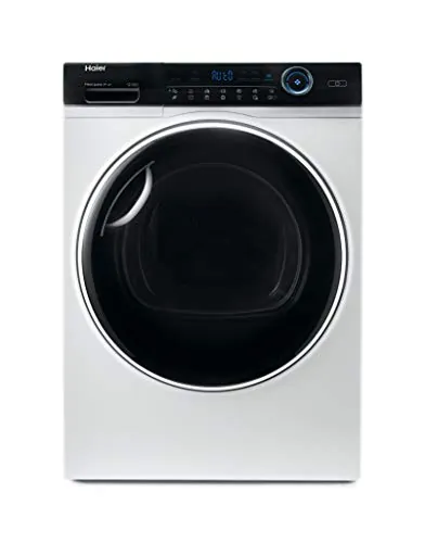 Haier I-Pro Series 7 HD90-A2979-S- Secadora con Bomba de Calor de 9KG, Función Vapor I-Refresh, Función Antiarrugas, Depósito de Agua, Inicio Diferido, Motor Inverter, 14 programas