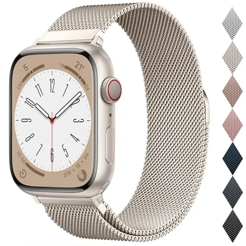OULUOQI Correas Compatible con Correa Apple Watch 40mm 42mm 41mm 38mm