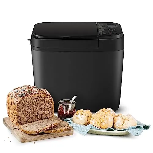 Panasonic SD-R2530 Panificadora Automática con Dispensador, 850 W, Sensor de Temperatura, Temporizador Digital 13H, 30 Programas, Negro