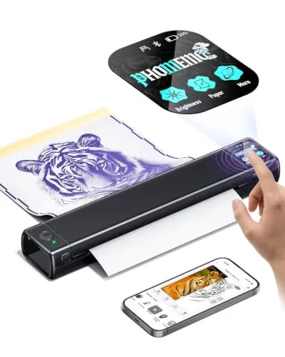 Phomemo M08F Plus Termocopiadora Tattoo Máquinas de Tatuaje