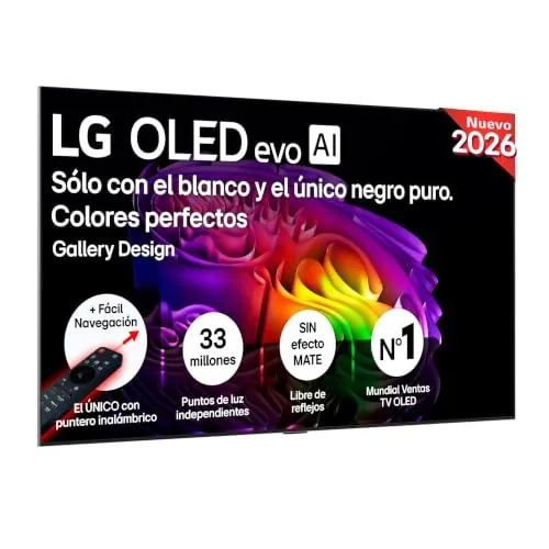 LG OLED77G64LW - Smart TV OLED EVO AI 77" 4K Sin Reflejos, 2026