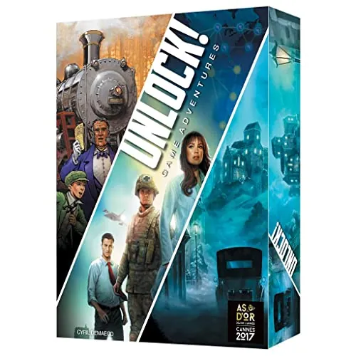 Asmodee Unlock! Game Adventures, Juego de Mesa de Escape Room | Para Adultos y Familias, A Partir de 10 Años, De 1 a 6 Jugadores, 60 Minutos por Partida, Español
