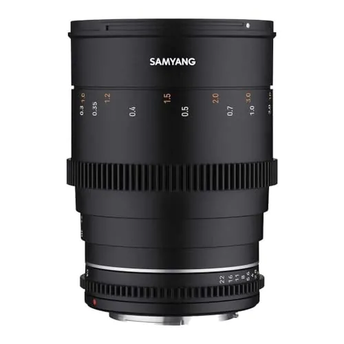 Samyang SA1611 - Lentes de Cámara Compatibles con 35MM T 1.5 MK2 Canon, Negro