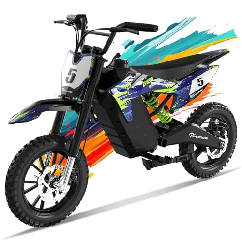 EVERCROSS EV65M Moto Electrica Niños, Motor de 500 W, hasta 30 km/h