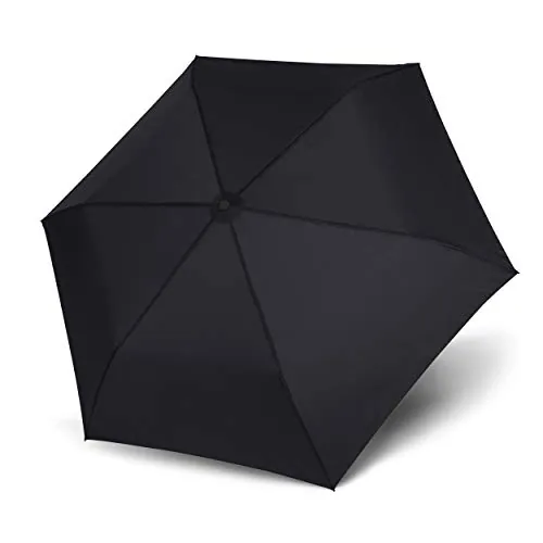 Doppler bolsillo paraguas cero,99 - Peso de sólo 99 gramos - Estable - A prueba de viento - 21 cm - Simply Black