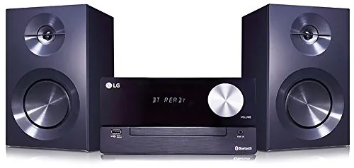 LG CM2460 Micro Cadena con Bluetooth 4.0 y USB, Negro, 2 x 50 W