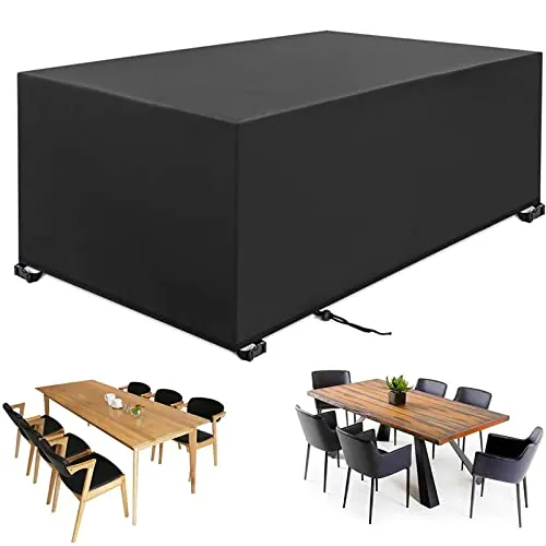 Aipwerer Funda para Muebles de Jardín Exterior 420D Oxford 242x160x100cm