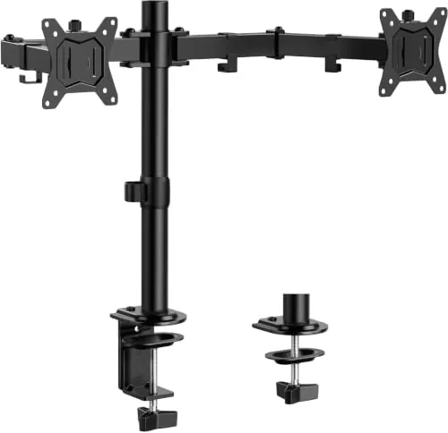 ErGear Soporte 2 Monitores para 13-32” Pulgadas, Soporte dos Monitores, Brazo Monitor Peso hasta 8KG