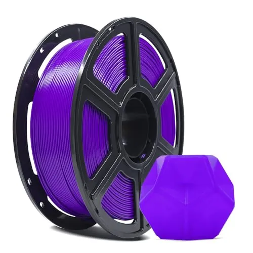 FlashForge - Filamento para impresora 3D PLA PRO de 1.75 mm, carrete de 1 kg (2.2 libras), precisión dimensional de +/- 0.02 mm para impresoras 3D FDM, mayor resistencia y sin enredos (morado