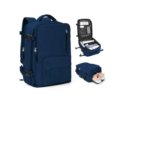 SZLX Mochila Viaje Cabina Avion 40x30x20 Mujer Ryanair Maleta para Cabina de avion Equipaje de Mano 40x30x20 Easyjet Mochila de Senderismo Mochila para Portatil Impermeable Hombre