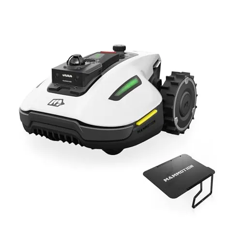 MAMMOTION YUKA Mini 2 800 LiDAR Robot Cortacésped con Mini Garaje