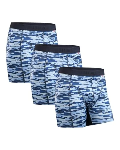 DANISH ENDURANCE Boxer Deportivos Hombre, 3 Pack Camo M