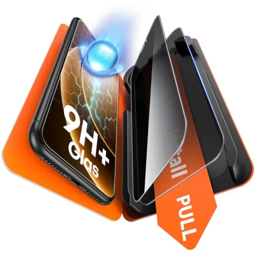 TAURI Protector Pantalla para iPhone 11 [Instalación en 1 Paso]
