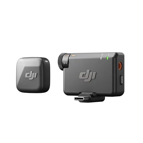 DJI Mic Mini (1 TX + 1 RX), superligero, Sonido Lleno de Detalles