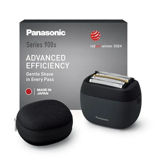 Panasonic ES-PV3B-K803 Serie 900s Afeitadora, Afeitadora Eléctrica de 5 Hojas para Uso En Seco y Húmedo para Hombres, Sensor De Barba Responsivo, USB-C, Estuche De Transporte, Negro Mate