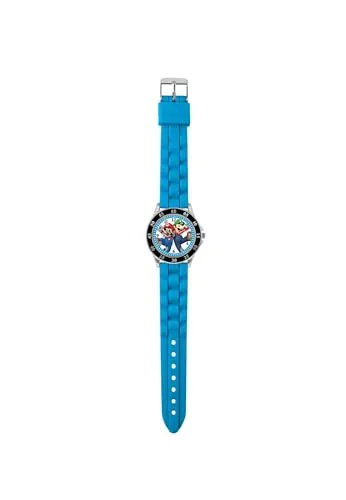 Mario -, Reloj de Pulsera Niños, Azul, GSM3044