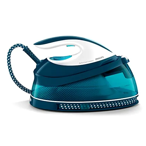 Philips PerfectCare de Planchado Compacto OptimalTEMP, 400 g Golpe, Azul