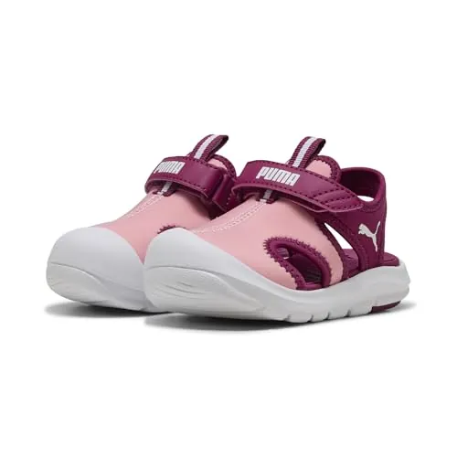 PUMA Fun Racer Sandal V INF, Slide Unisex bebé, PINKSCAPE-Berry White, 21.5 EU