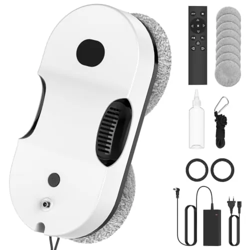 OAUEOR Robot Limpiacristales Automático 6000Pa y Doble Pulverización