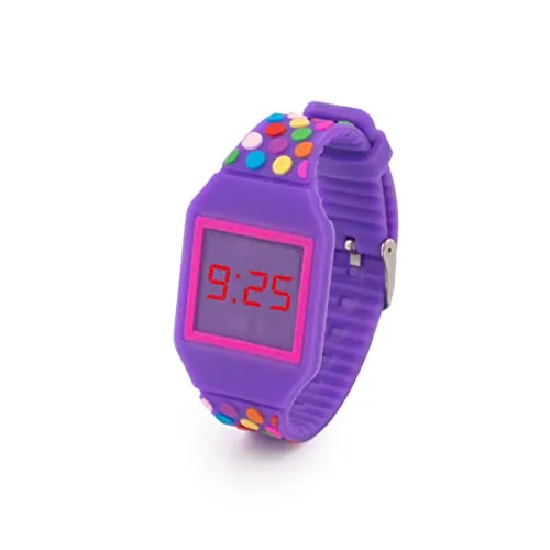 Kiddus Reloj LED Digital Infantil, Reloj de Pulsera de Silicona Suave para Niños y Niñas, Batería Japonesa Reemplazable de Larga Duración, Ligero