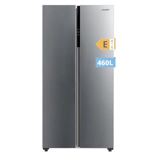 Comfee ' RCS609IX2 American Fridge-Freezer 460 L(271+189)/No Frost/Compressor Inverter/177 cm height/Cooling/189 L Freezing/Double Control/SuperCool, Inox [Energy Class E]