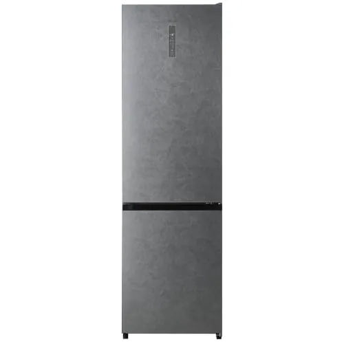 Cecotec Frigorífico Combi Total NoFrost 405L Bolero CoolMarket Combi 405 WL Elite Graphite Stone D. 200cm Alto, 60cm Ancho, Clase D, MetalFlex Cooling, FreshFlex, Interior Elite Grey, Graphite Stone
