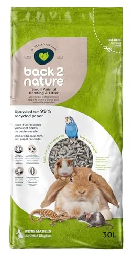 FibreCycle Lecho Papel Higienico, conejo, animales pequeños, Ecologico