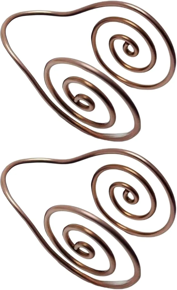 2 anillos de mano en de cobre, de palma de cobre, anillos de mano en de Han-d Rin-gs para Reiki con gema de, pulseras de energía de reiki para hombre para