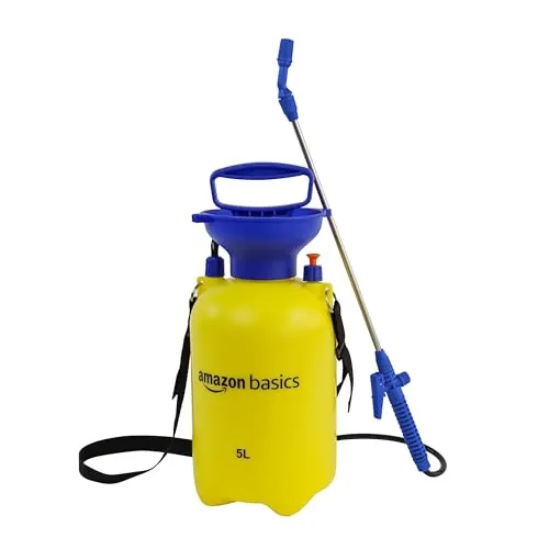 Amazon Basics Pulverizador a presión con mecanismo de gatillo con bloqueo, 5 l