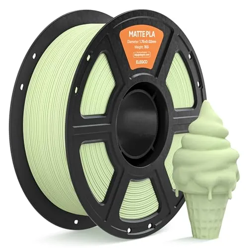 ELEGOO Filamento PLA MATE 1.75 1KG Verde Menta