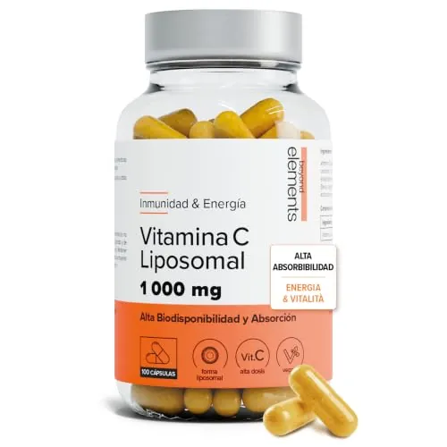 Vitamina C Liposomale 1000mg - Alta Absorción - Tratamiento de 2 Meses
