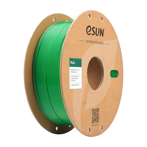 eSUN Filamento PLA+ 1.75mm, Filamento de Resistencia Mejorada Verde Hierba