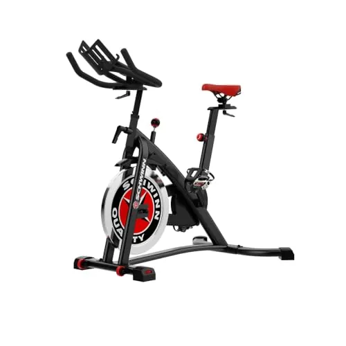 Schwinn 700IC Bicicleta de Ciclo Indoor | Volante 18,1 kg, Resistencia Infinita, Asiento y Manillar Ajustables, Pedales SPD, Silenciosa, Sin Suscripción
