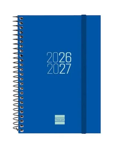 Finocam Espir Agenda Curso 2026 2027 Semanal | Azul · Catalán