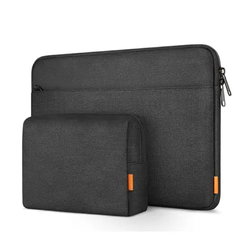 Inateck Funda Portátil 13 Pulgadas con Bolsa Accesorios, Nergo | Compatible con MacBook Air M5-M1 2026-2018, Pro M2/M1 2022-2016, MacBook Neo 2026, Surface Pro 11-3