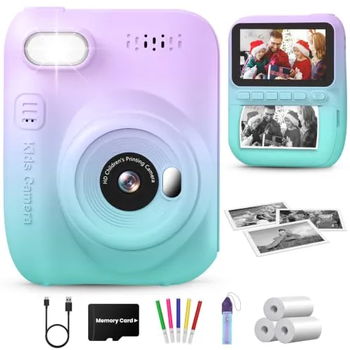 GREENKINDER Camara Fotos Infantil Instantanea para Niños 3 a 12 Años