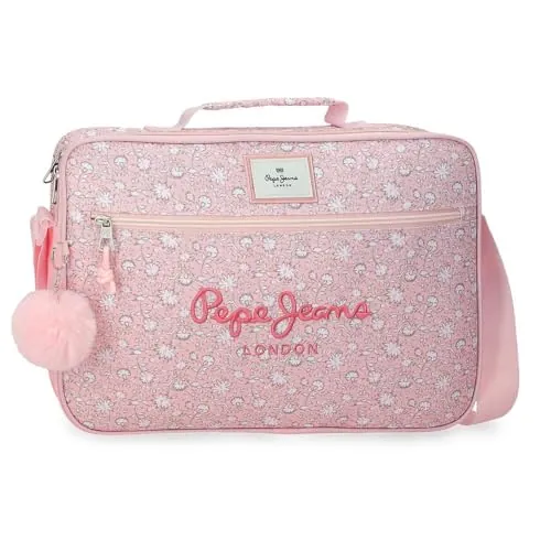 Pepe Jeans MIA Cartera Extraescolar Rosa Claro 38x28x6 cm Poliéster by Joumma Bags