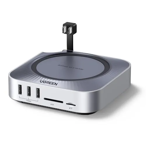 UGREEN USB4.0 40Gbps Docking Station Compatible con Mac Mini M4 y M4 Pro