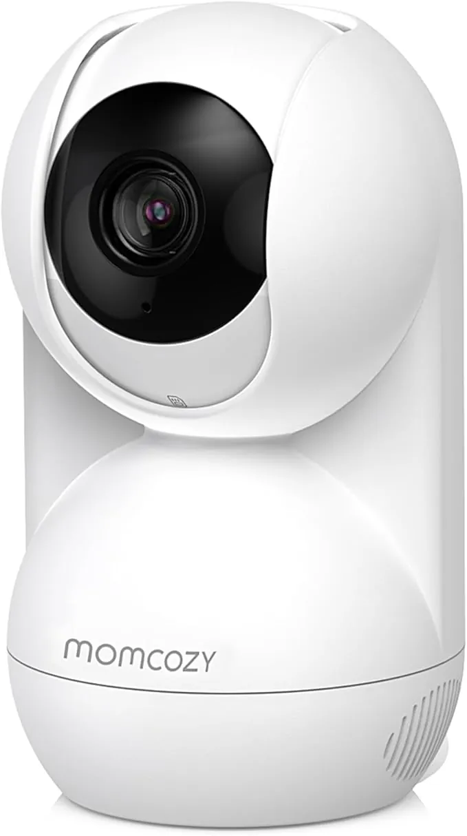 momcozy Camara Vigilancia Bebe para Monitor BM03 1080P Full HD, Camara Bebe con Audio Bidireccional, Zoom, Detacción de Llanto, Vigilabebes con Almacenamiento en Tarjeta SD (no Incluida)