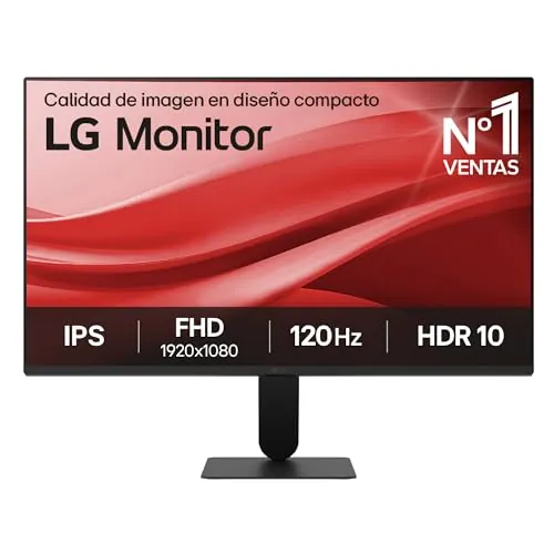 LG Monitor 24U411A-B - 24'', FHD(1920 x 1080), IPS, 120 Hz, 16:9, Negro
