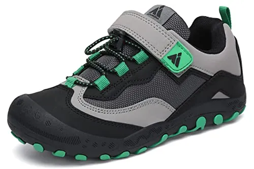 Mishansha Zapatillas de Running Niño Transpirables Botas de Senderismo Niña Casual Calzado Deportivo Negro 30