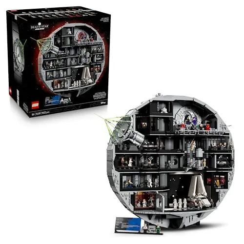 LEGO Star Wars 75419 Estrella de la Muerte - Maqueta para Adultos Interactiva UCS con 36 Minifiguras Inc. Luke Skywalker, Han Solo y Darth Vader - Regalo de Colección para Hombres y Mujeres Fans