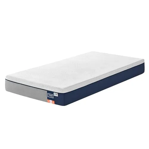 VASAGLE Colchón Viscoelástico, Espuma con Gel, 190 x 90 x 20 cm | Colchón de Matrimonio de Firmeza Media, 7 Zonas de Soporte, 1 Unidad, Azul, Colección MOSEY RMZ121QZ01