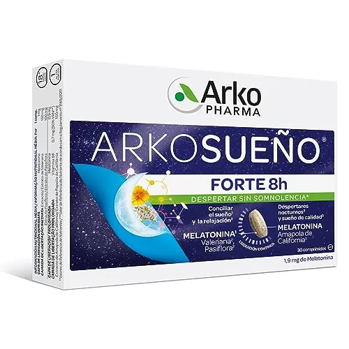ARKOPHARMA Arkosueño Forte 8h 30 Comprimidos Melatonina 1,9mg Valeriana