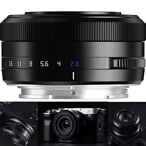 TTARTISAN 27mm F2.8 Lente autofoco APS-C para cámara sin Espejo sólo para cámaras Sony E-Mount A5000 A6600 NEX-3 NEX-3N NEX-7 NEX5 CA7 A7I A7R A7S A7SI A7SII A9 y más.(Negro)