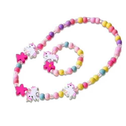 EIHI Collar y Pulsera Niña - Conjunto de Joyas Princesa - Regalo de Cumpleaños y Fiesta - Amistad